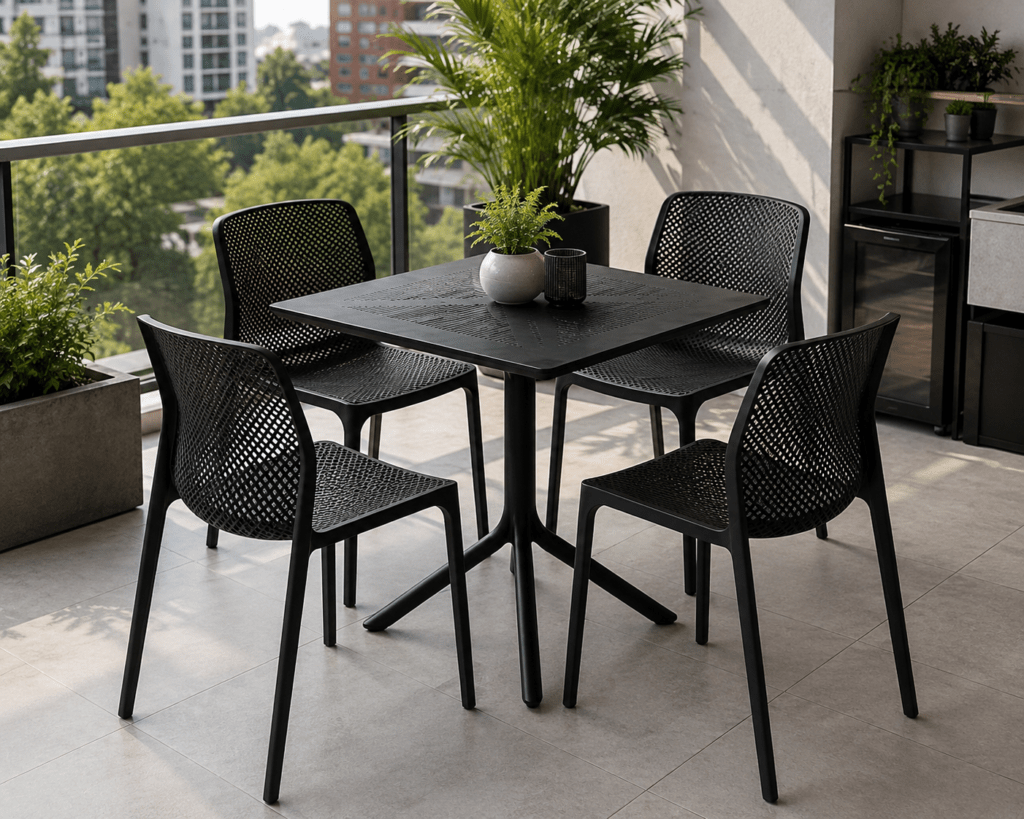 Juego de terraza leon black