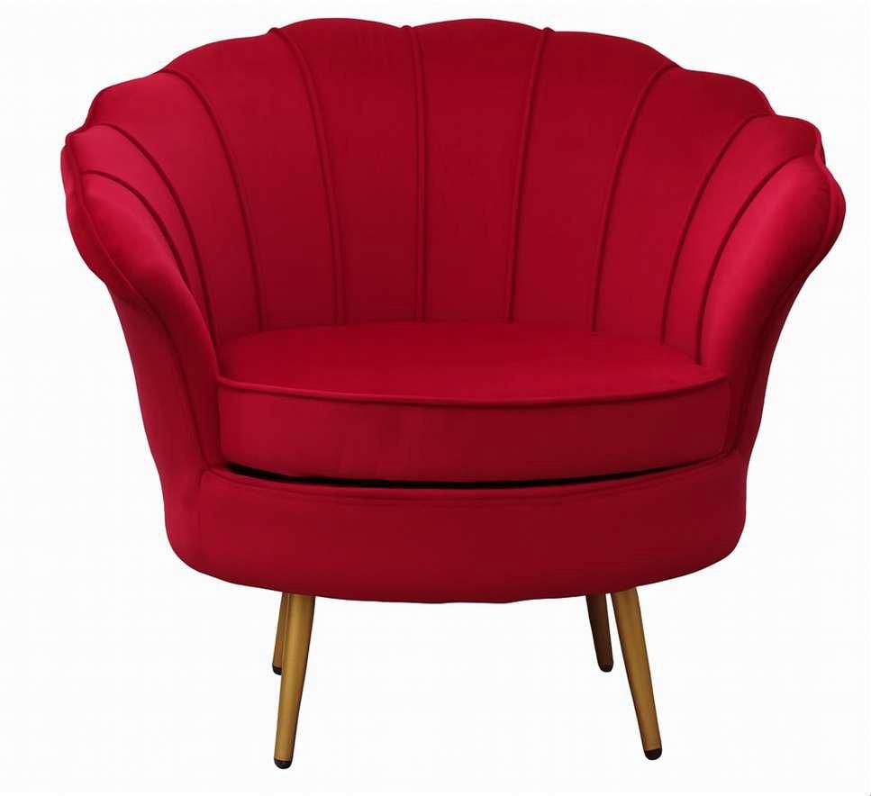 Poltrona Queen velvet gold